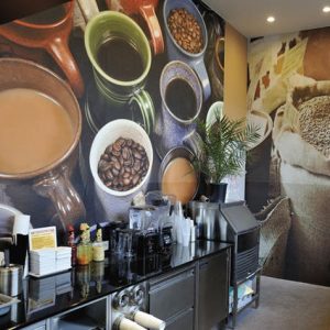 Choosing paint or wallpaper